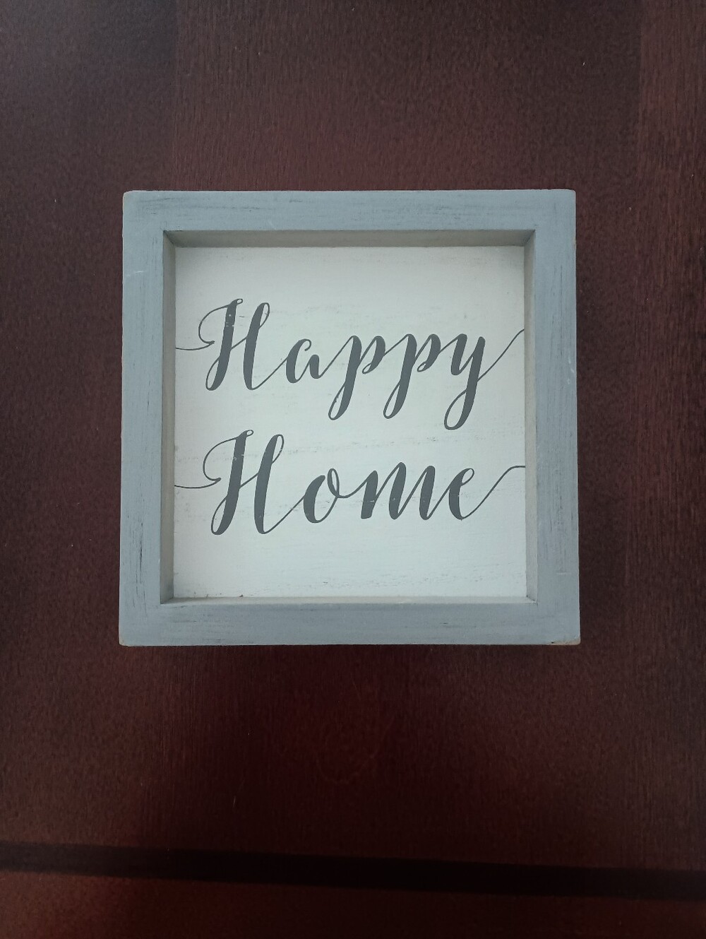 3/$10 🌟 Happy Home Grey & White Wall Sign